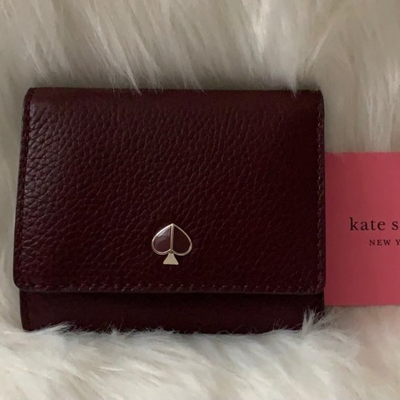 kate spade polly small trifold wallet